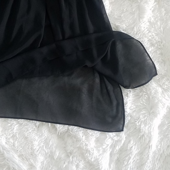 NEW Black BISOU BISOU Maternity Blouse (large) - Picture 4 of 4